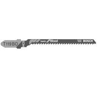 Bosch Professional 100 x Hojas de sierra de calar T 119 BO Basic for Wood (para Madera blanda, corte curvo, accesorios Sierra de calar)