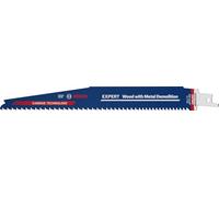 Bosch Professional 10x Hojas de sierra sable Expert `Wood with Metal Demolition` S 1167 XHM (para Madera con metal duro, Longitud 225 mm, accesorios Sierra sable)