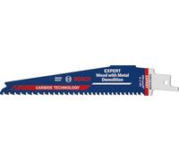 Bosch Professional 10x Hojas de sierra sable Expert `Wood with Metal Demolition` S 967 XHM (para Madera con metal duro, Longitud 150 mm, accesorios Sierra sable)