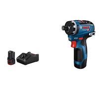 Bosch Professional 12V System atornillador a batería GSR 12V-35 HX (incl. 2 baterías GBA 12V 3.0Ah, cargador rápido GAL 12V-40, bandeja para L-BOXX, 1 gancho para cinturón, 1 portapuntas)