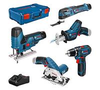 Bosch Professional Kit combo 12V - GSR/GST/GKS/GSA/GOP/GLI - 3x 3.0Ah, cargador GAL12V-40, XL-BOXX