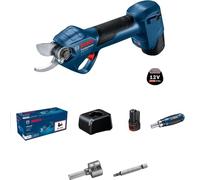 Bosch Professional Podadora GGP 12V-25 - motor sin escobillas, 25 mm, hasta 4500 cortes, 2x 3,0 Ah