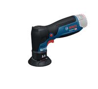 Bosch Professional Lijadora orbital excéntrica GEX 12V-77 12V System, plato caucho 77 mm, llave