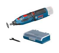 Bosch Professional 12V System multiherramienta rotativa a batería GRO 12V-35 (incl. llave, pinzas de apriete, disco de corte, caja de accesorios, bandeja L-BOXX, sin batería/cargador)