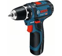Bosch Professional 12v System - Set Atornillador Gsr 12v-15 + Amoladora A Batería Gws 12v-76 (2 Baterías X 2.0ah, En L-boxx)