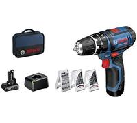 Bosch professional 12v system taladro percutor a batería gsb 12v-15 (