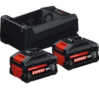 Bosch Set básico de alta potencia EXPERT 18V System 2x EXBA 18V-55 + cargador GAL 12V/18V-18