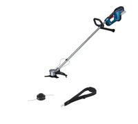 Bosch Professional 18V desbrozadora a batería GFR 18V-23 sin bat./carg. | Brushless, diámetro de corte de 23 cm, incl. 1 bobina, 1 correa , juego de cuchillas, protector de plantas
