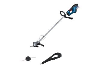 Bosch Professional 18V desbrozadora a batería GFR 18V-23 sin bat./carg. | Brushless, diámetro de corte de 23 cm, incl. 1 bobina, 1 correa , juego de cuchillas, protector de plantas