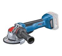Bosch Professional 18V System amoladora angular a batería GWX 18V-10 P con X-LOCK (KickBack Control, X-Brake, in ubierta protectora, empuñadura auxiliar antivibración, sin batería/cargador)