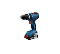 Bosch Professional Taladro de impacto inalámbrico GSB 18V-65 18V con 2 baterías de 4,0 Ah y maletín L