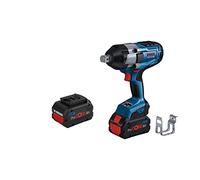 Bosch Professional 18V System atornillador impacto a batería BITURBO GDS 18V-1050 H (incl. gancho p. escalera, 2 bat. ProCORE 18V 5.5Ah, cargador rápido GAL 1880 CV, bandeja para L-BOXX, L-BOXX136N)