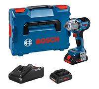 Bosch Professional 18V System GDS 18V-450 HC - Atornillador de impacto a batería (Brushless, 450 Nm, 800 Nm par de arranque, módulo Connectivity, 2 baterías ProCORE 4.0Ah, en L-BOXX)