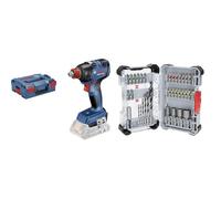Bosch Professional 18V System GDX 18V-200 - Llave de impacto a batería (tornillos Ø M6 - M16, sin batería, en L-BOXX) + Juego de 35 brocas de destornillador extraduras (35 piezas, 197 x 110,5 mm)