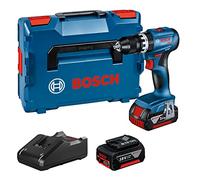 Bosch Professional 18V System GSB 18V-45 - Taladro percutor a batería (Brushless, 45 Nm, 1900 rpm, 2 baterías x 3.0 Ah, en L-BOXX)