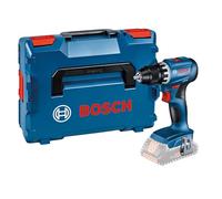 Bosch Professional 18V System GSR 18V-45 - Atornillador a batería (45 Nm, diametro máx. tornillo 8 mm, sin batería, en L-BOXX), Azul