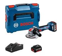 Bosch Professional 18V System GWX 18V-7 - Amoladora angular a batería (18V, X-LOCK, disco diametro 125 mm, 2 baterías x 4.0 Ah, en L-BOXX)