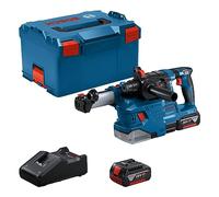 Bosch Professional 18V System martillo perforador a batería GBH 18V-22 (con SDS plus, incl. 2 baterías de 4,0 Ah, cargador rápido GAL 18V-40, 2 cepillos circulares, L-BOXX)
