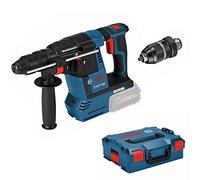 Bosch Professional 18V System martillo perforador batería GBH 18V-26 F (incl. empuñadura aux., profundidad retráctil, paño para la máquina, portabrocas SDS plus, L-BOXX, sin batería/cargador)