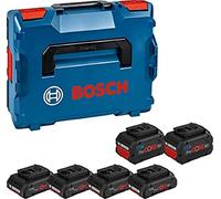 Bosch Professional 18V System set de baterías: 4 ProCORE18V 4.0Ah + 2 ProCORE18V 8.0Ah (in andeja para L-BOXX para Starter Sets, en L-BOXX)
