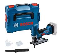 Bosch Professional 18V System sierra de calar GST 18V-125 S (ideal para cortes curvos y transversales, soporte para cuchilla SDS, incl. 1 hoja de sierra, set de aspiración, en L-BOXX)
