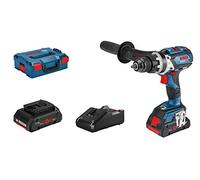 Bosch Professional Taladro percutor a batería GSB 18V-110 C, 110 Nm, 2x4.0Ah ProCore18V, L-BOXX