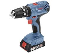 Bosch Professional 18V System taladro con percusión a batería GSB 18V-21 (incl. 2 baterías de 2,0 Ah, cargador rápido GAL 18V-40, L-BOXX)