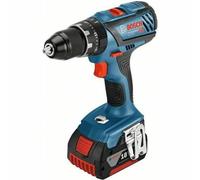 Bosch Professional 18V System taladro con percusión a batería GSB 18V-28 (par máx. 63 Nm, incl. 2 baterías 4.0Ah, cargador rápido GAL 18V-40, L-BOXX)