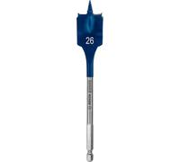 Bosch Professional 1x Brocas fresadoras planas Expert SelfCut Speed (para Madera blanda, Aglomerado, Ø 26,00 mm, Longitud 152 mm, accesorios Taladro de impacto rotativo)