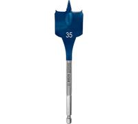 Bosch Professional 1x Brocas fresadoras planas Expert SelfCut Speed (para Madera blanda, Aglomerado, Ø 35,00 mm, Longitud 152 mm, accesorios Taladro de impacto rotativo)