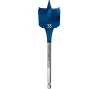 Bosch Professional 1x Brocas fresadoras planas Expert SelfCut Speed (para Madera blanda, Aglomerado, Ø 38,00 mm, Longitud 152 mm, accesorios Taladro de impacto rotativo)