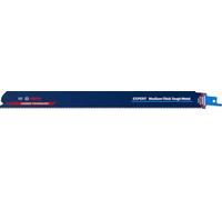 Bosch Professional 1x Hoja de sierra sable Expert ‘Medium-Thick Tough Metal’ S 1255 HHM (para Acero resistente, Láminas de acero inoxidable, Longitud 300 mm, accesorios Sierra sable)