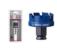 Bosch Professional 1x Power Change Plus Adaptador Conexión hexagonal de 3/8", Ø 8,7 mm + 1x Sierras de corona Expert Sheet Metal para Láminas de acero, Láminas de acero inoxidable, Ø 35 mm
