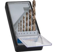 Bosch Professional Juego de brocas para metal Pro-Robust Line HSS-Cobalto 2.0-8.0 mm, 6 piezas