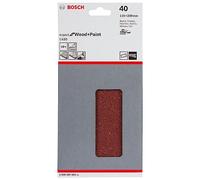 Bosch Professional 2 608 605 584 - Juego de hojas lijadoras, 10 piezas - 115 x 230 mm, grano 40