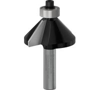 Bosch Professional 2 608 628 352 - Fresas para biselar - 8 mm, B 11 mm, L 15 mm, G 56 mm, 45° (pack de 1), Metálico