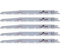 Bosch Professional Hojas de sierra sable S 1531 L - 240 mm, set de 5 piezas, gris