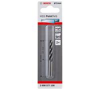 Bosch Professional Brocas helicoidales HSS PointTeQ para metal 3 mm (2 unidades, 3 x 33 x 61 mm)