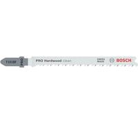 Bosch Professional 25 x Hojas de sierra de calar T 101 BF Clean for Hard Wood (para Madera dura, corte recto, accesorios Sierra de calar)