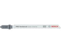 Bosch Professional 25 x Hojas de sierra de calar T 101 BRF Clean for Hard Wood (para Madera dura, corte recto, accesorios Sierra de calar)