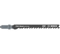 Bosch Professional 25 x Hojas de sierra de calar T 144 DP Precision for Wood (para Madera blanda, corte recto, accesorios Sierra de calar)