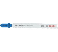 Bosch Professional 25x Hojas de sierra de calar T 123 XF Progressor for Metal (para Láminas de acero, accesorios Sierra de calar)