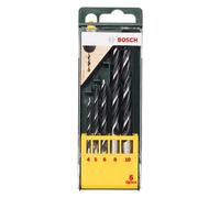Bosch Professional Brocas para madera 2607019440 – Set con 5 Verde/Amarillo