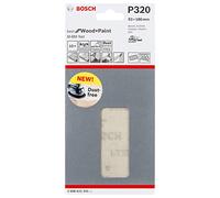 Bosch Professional 2608621242 Hojas de lija Best for Wood and Paint, madera y pintura, grano P400, accesorios para lijadora orbital, 93 x 186 mm, 10 piesas