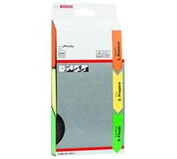 Bosch Professional 2608621252 Esponja S470 por Profile (Madera, plástico y Metal, 69 x 97 x 26 mm, Accesorios para Lijado a Mano), Verde/Amarillo/Naranja, Set, 3 Piezas