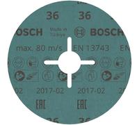 Bosch Professional 2608621610 Disco de Lija de Fibra R780 Best for and INOX (Metal y Acero Inoxidable, diámetro 125 mm, Grano 36, Accesorio de Amoladora), diámetro 125 mm