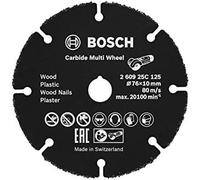 Bosch professional 260925c125 disco de corte carbide multi wheel para