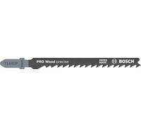 Bosch Professional – Hojas de sierra de calar T 144 DP – Madera blanda, corte recto – 3 unidades