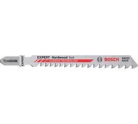 Bosch Hoja sierra calar Expert T144DHM Hardwood Fast, madera dura, corte recto, 100 mm, 3 uds
