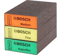 Bosch Professional Tacos Expert S471 3X – Para madera blanda y pintura, 69×97×26 mm, Medio/Fino